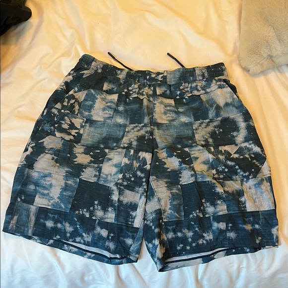 lululemon athletica Other - lululemon athletica Blue Patterned Men's Athletic Shorts